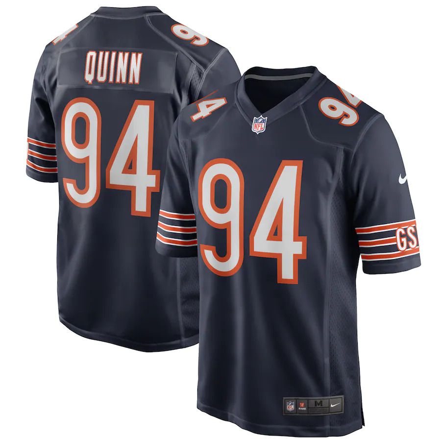 Men Chicago Bears 94 Robert Quinn Nike Navy Game Player NFL Jersey
